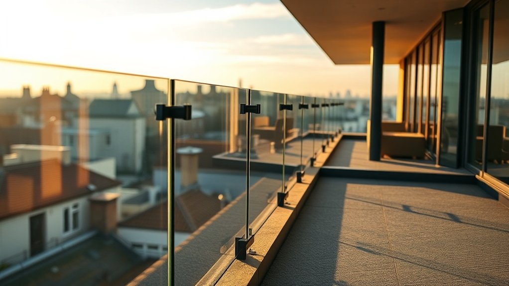 Terrace Glass Balustrades Muswell Hill