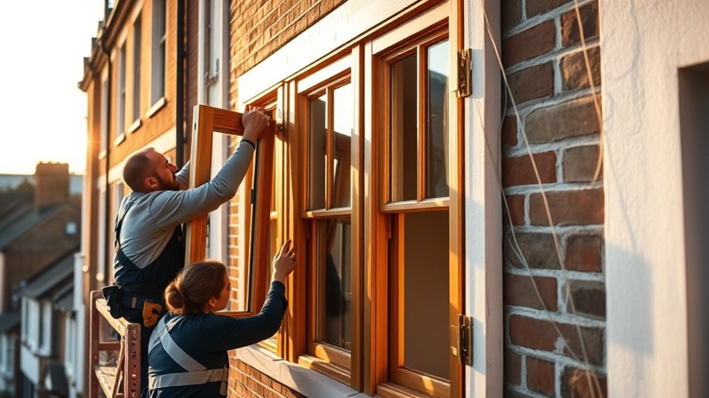 Wooden Window Installation Muswell Hill